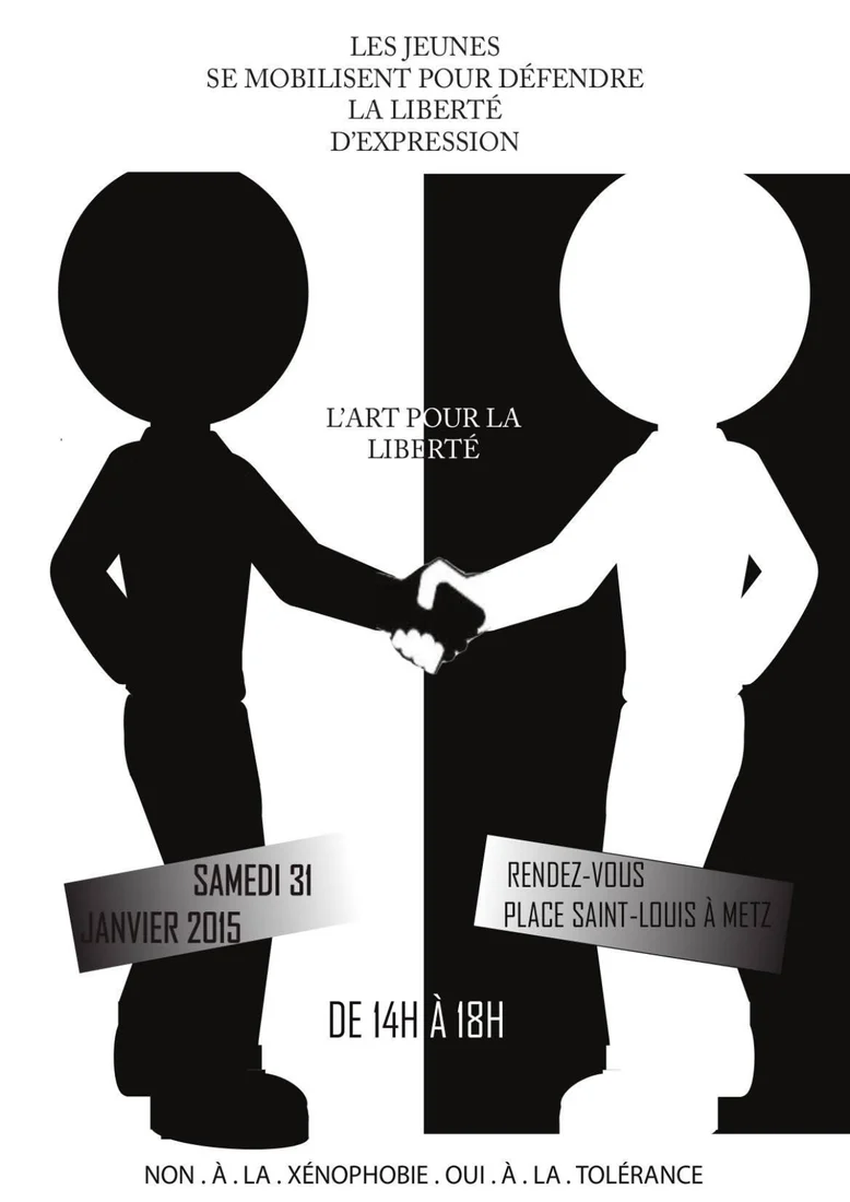 Affiche L’art pour la liberté